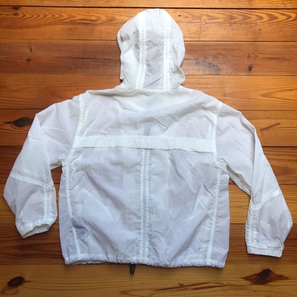 BlankNYC White Windbreaker Hoodie, EUC, S - Picture 8 of 16
